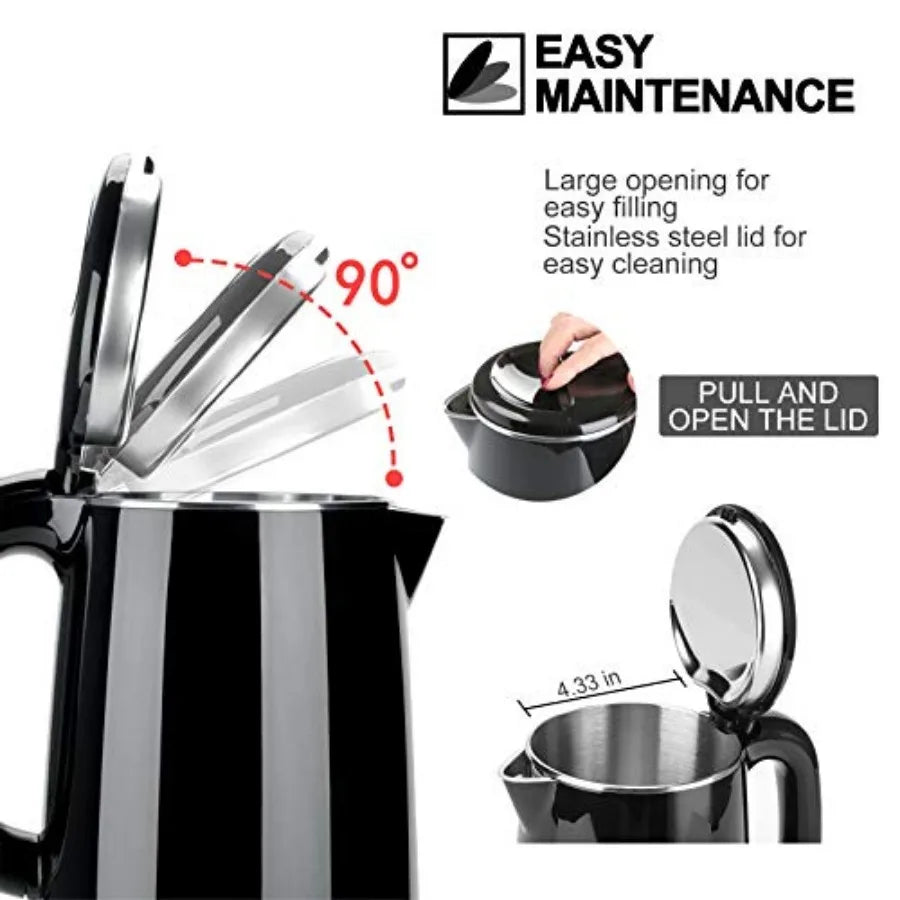 Stainless Double Wall Electric Kettle