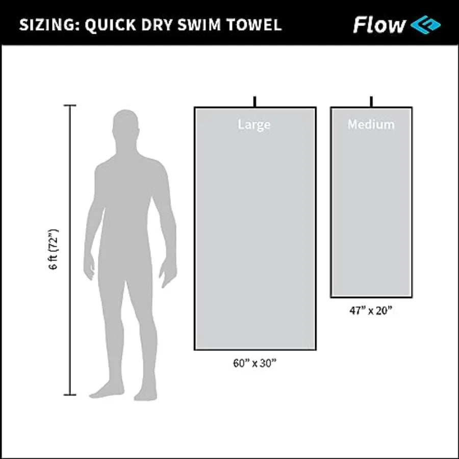 Flow Microfiber Quick Dry Swim Towel