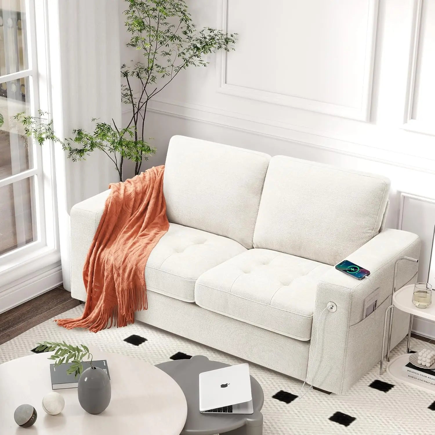 Modern Sofa Chenille