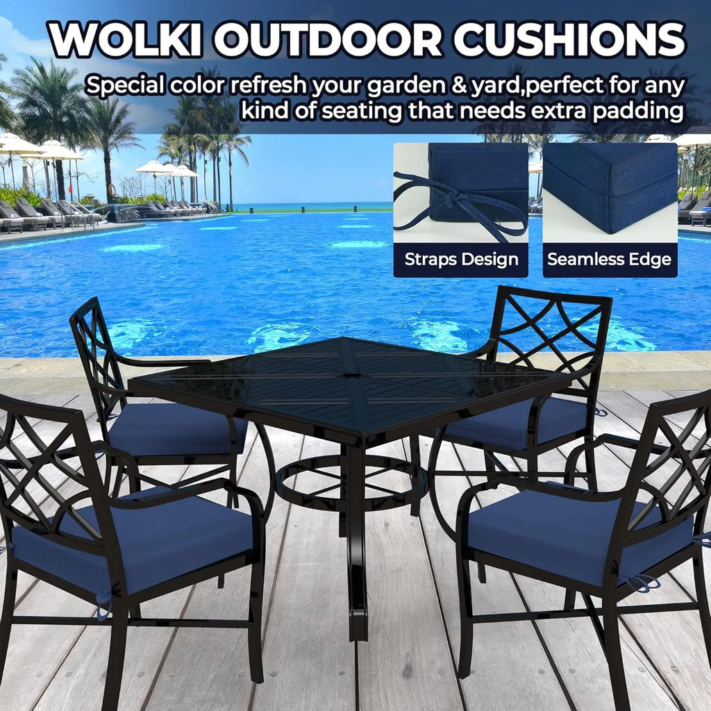 4 Outdoor Cushions Patio Furniture 18.5x16x3