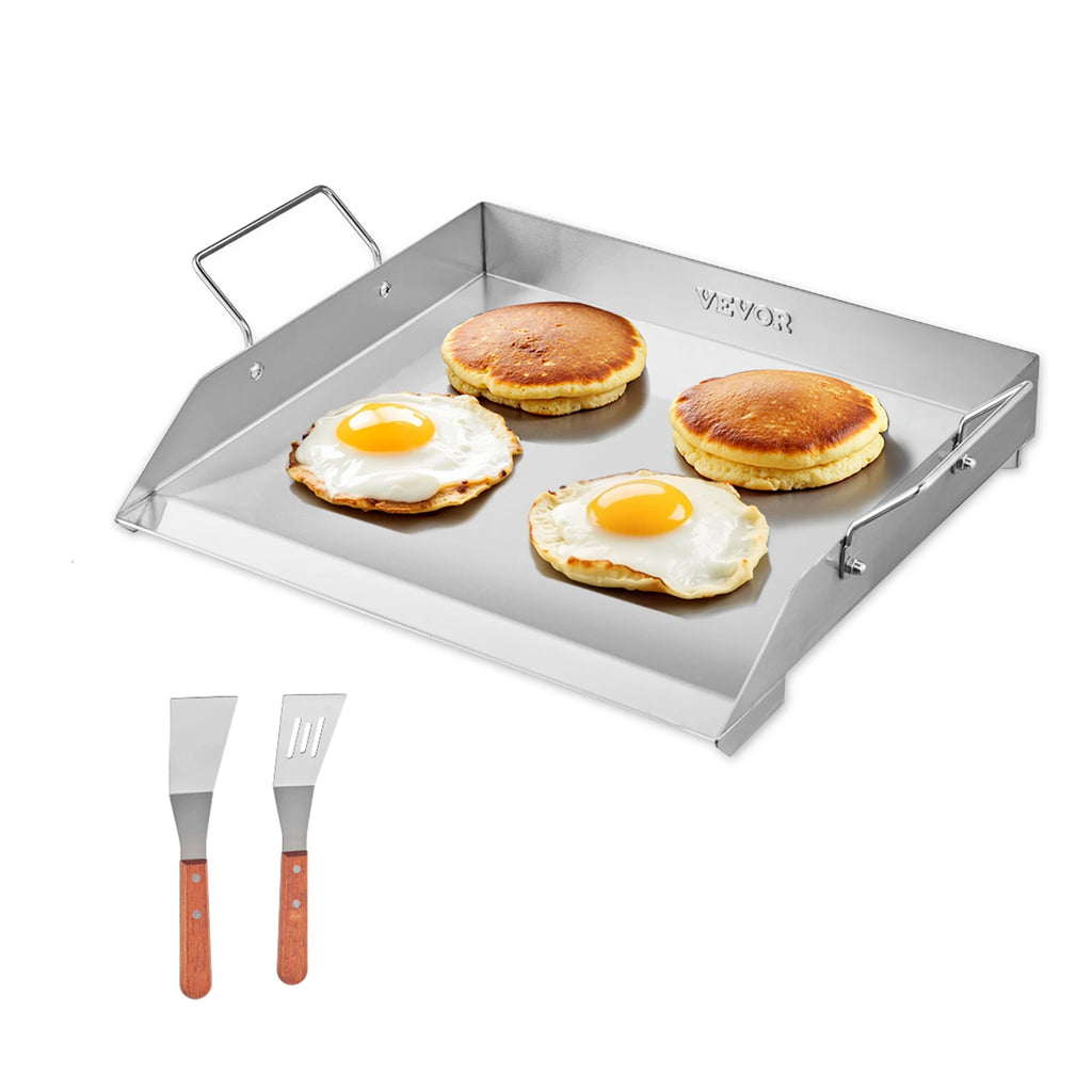 Stainless Griddle Flat Top Rectangular Plate Gas
