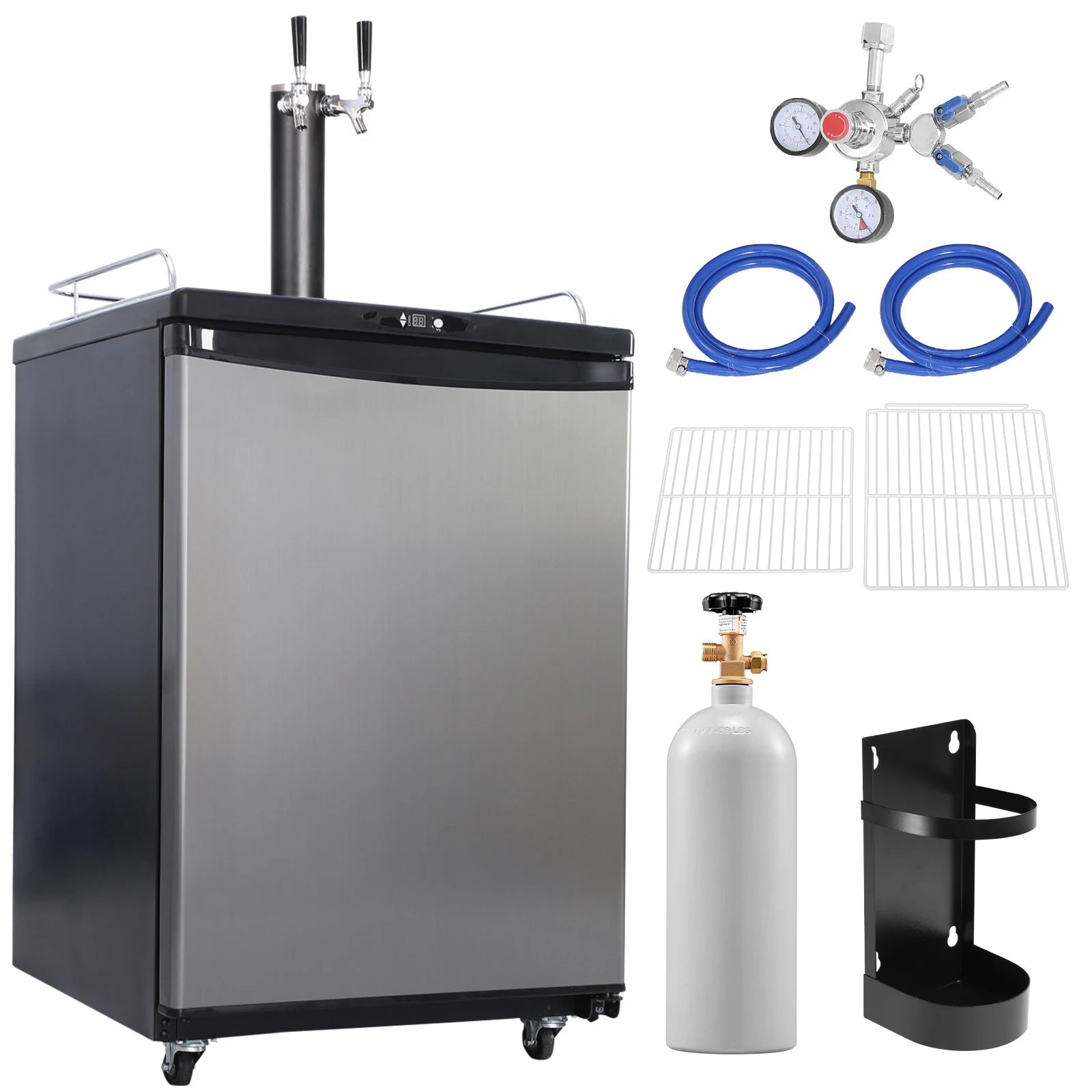 163L Electric Draft Beer Kegerator Cooling Dispenser