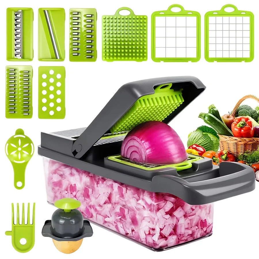 14-in-1 Vegetable Chopper/Slicer/Shredder Manual