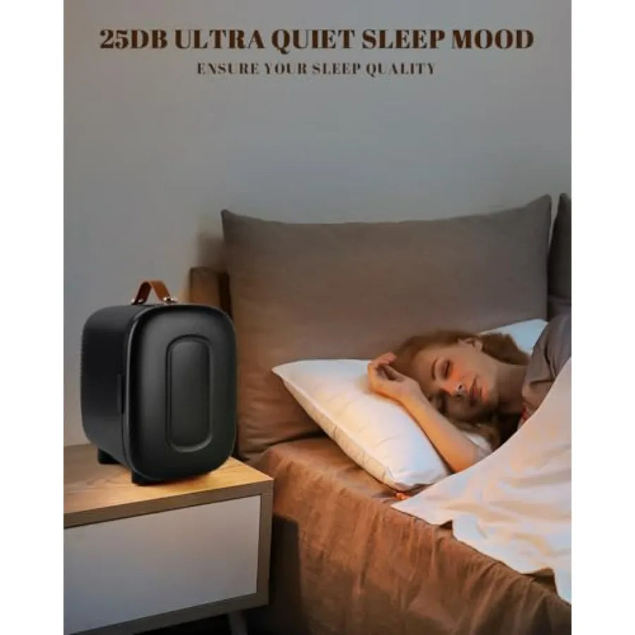 Mini Fridge for Bedroom/skincare 4 Liter/6 Cans