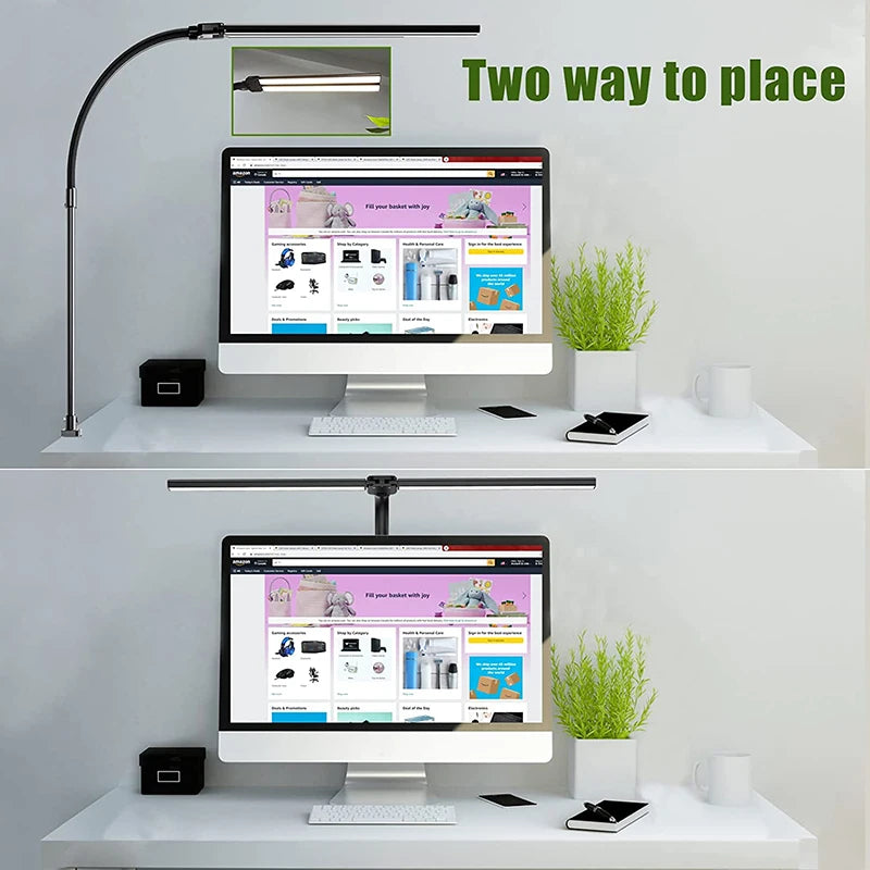 Double Head LED desk Lamp