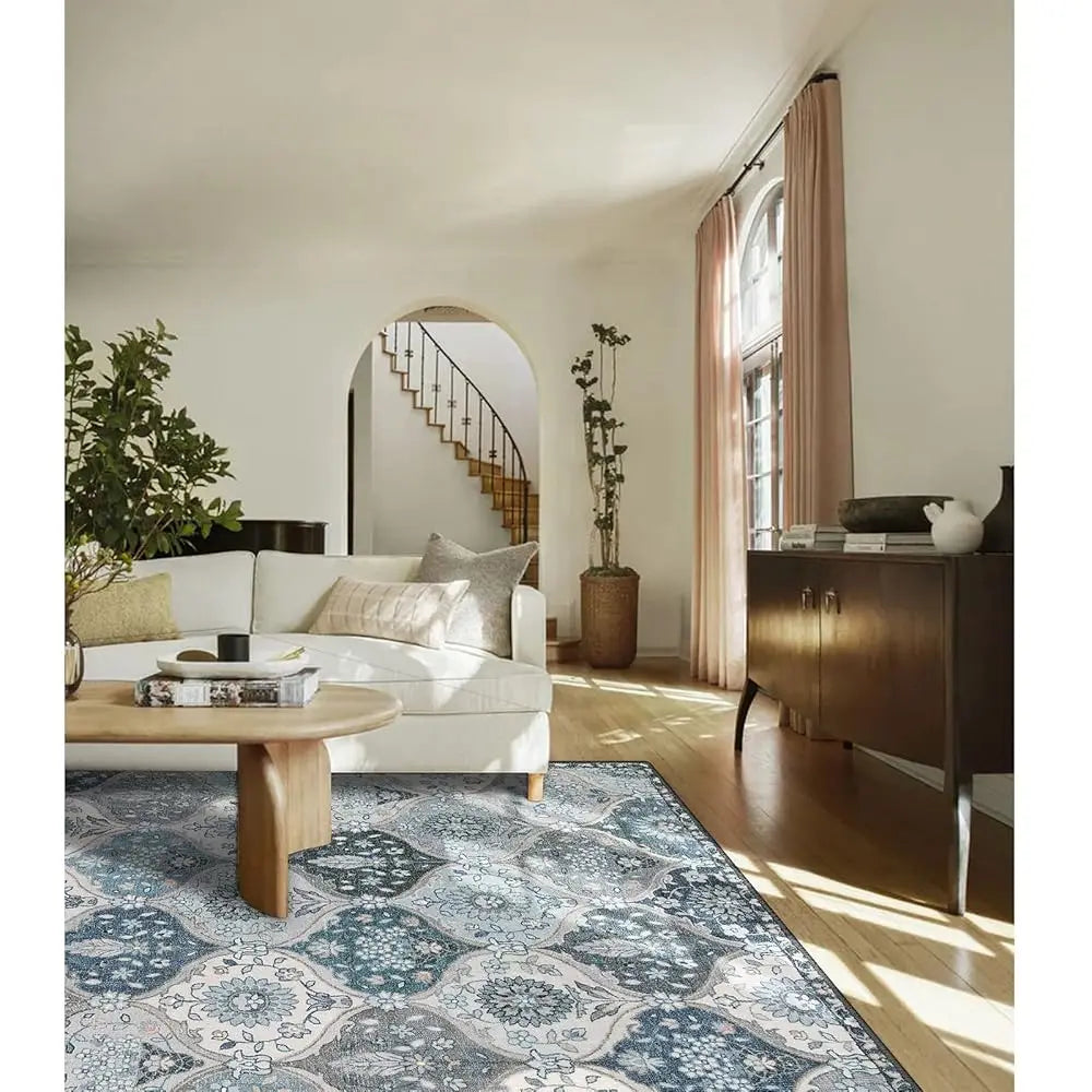 Moroccan Washable 5X7 Oriental Accent