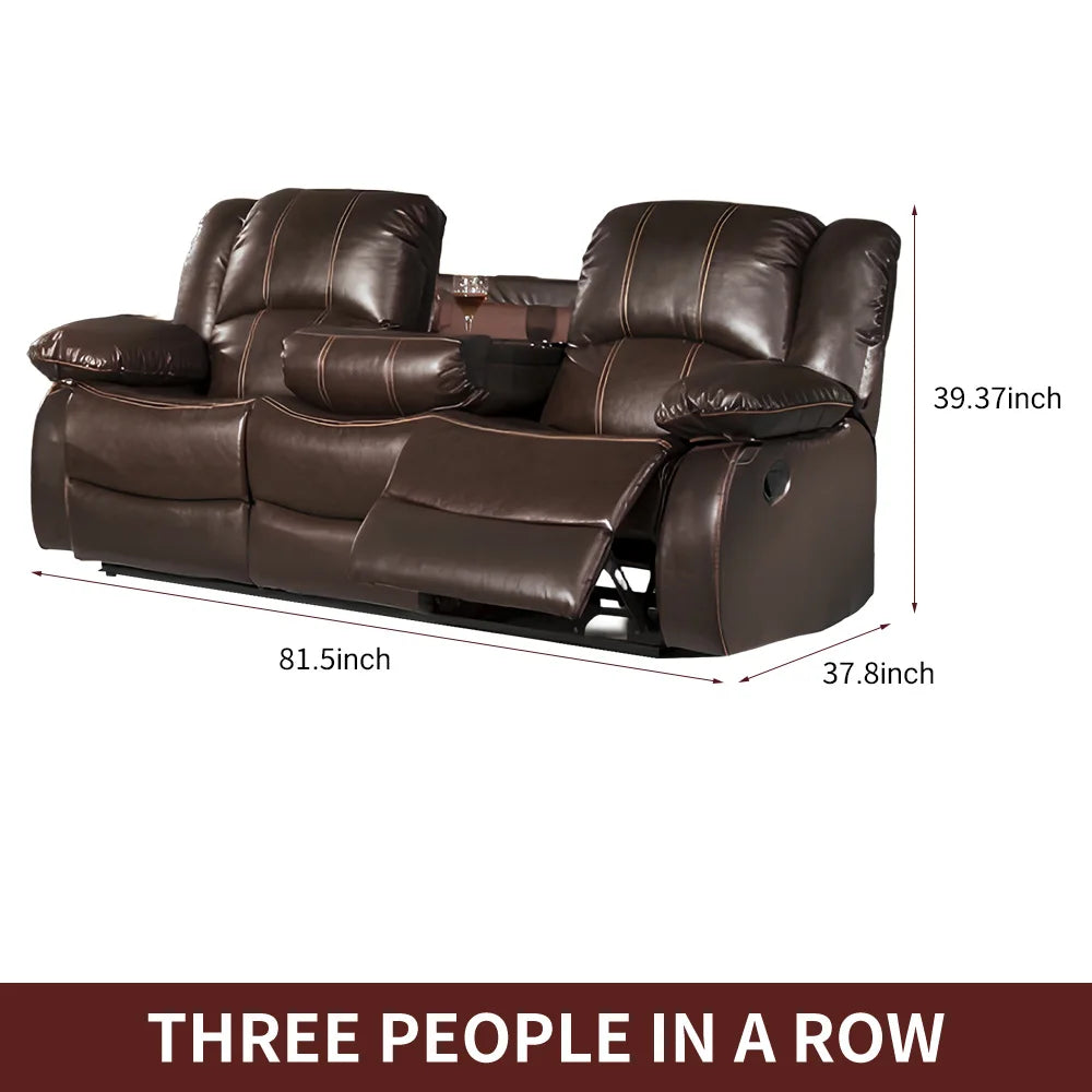 Power Loveseat Recliner Sofa Theater