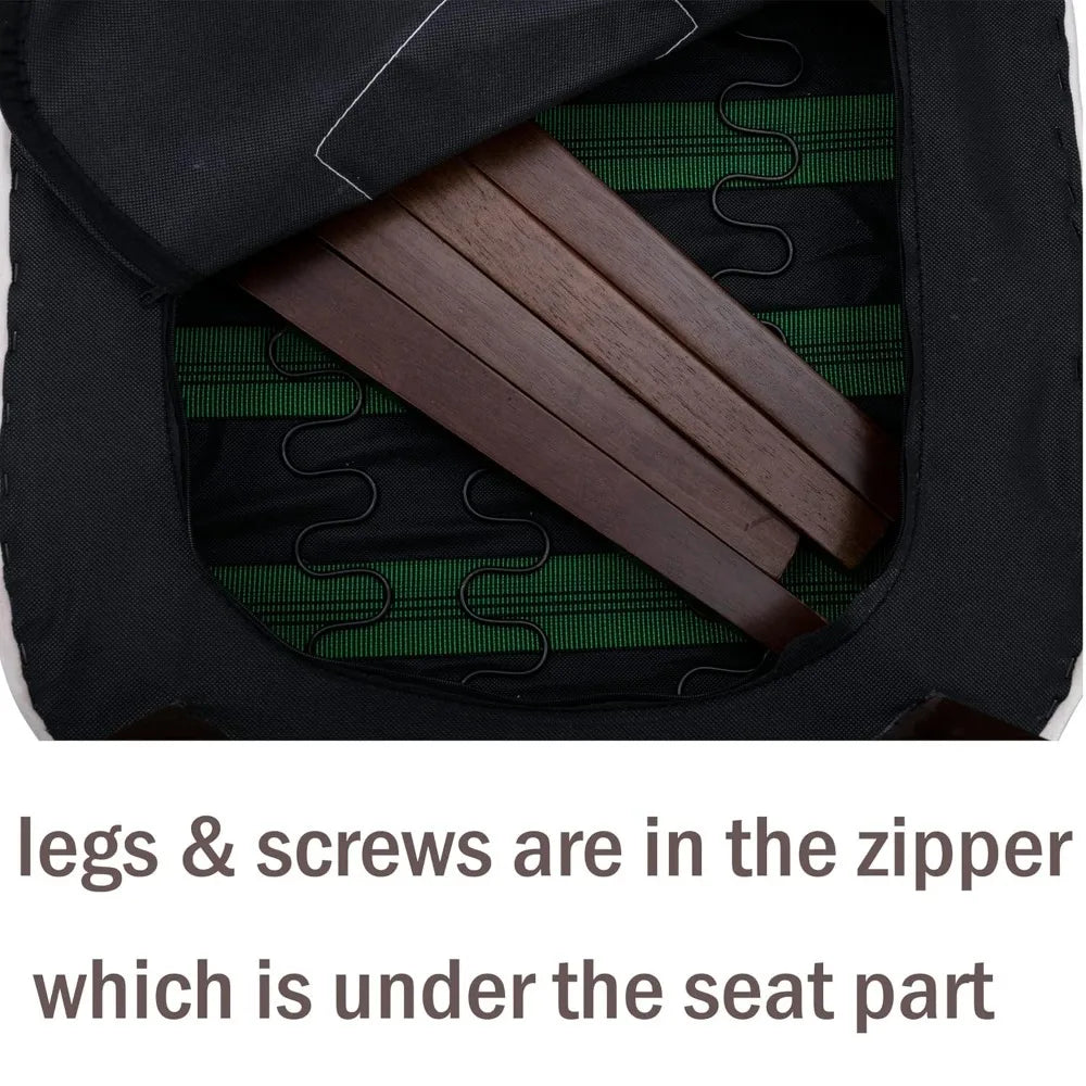 Upholstered PU Leather w/Wood Leg