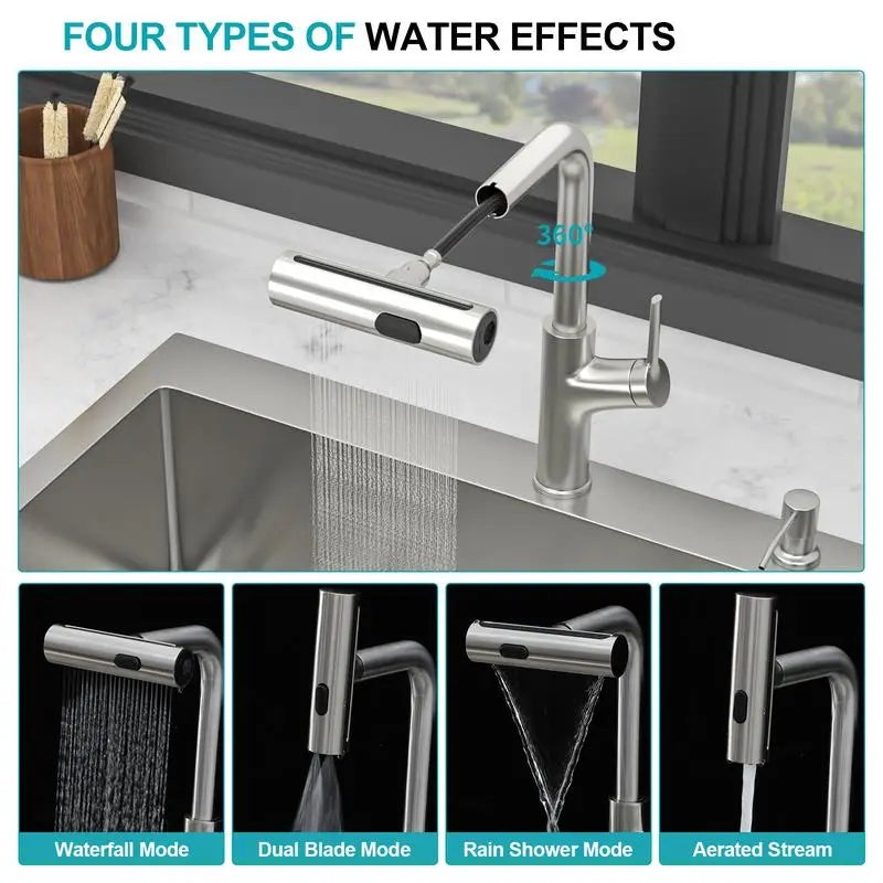 33" Drop-in Single w/Pull-out Faucet