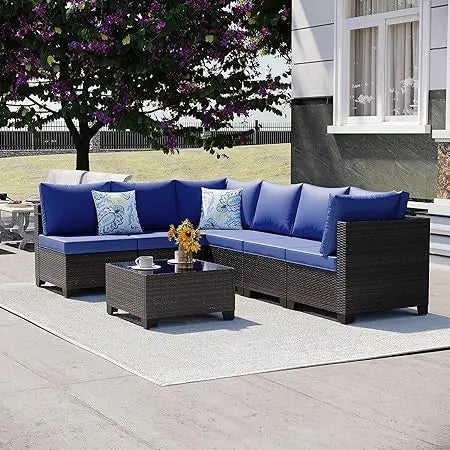8-Piece Patio Set W/Fire Pit