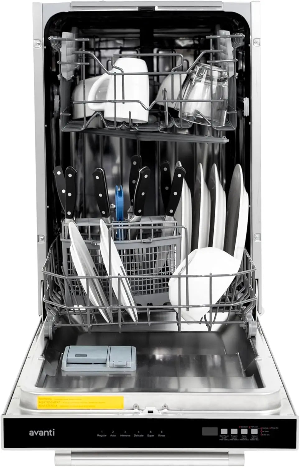 Dishwasher with LED Control, 3 Wash Modes