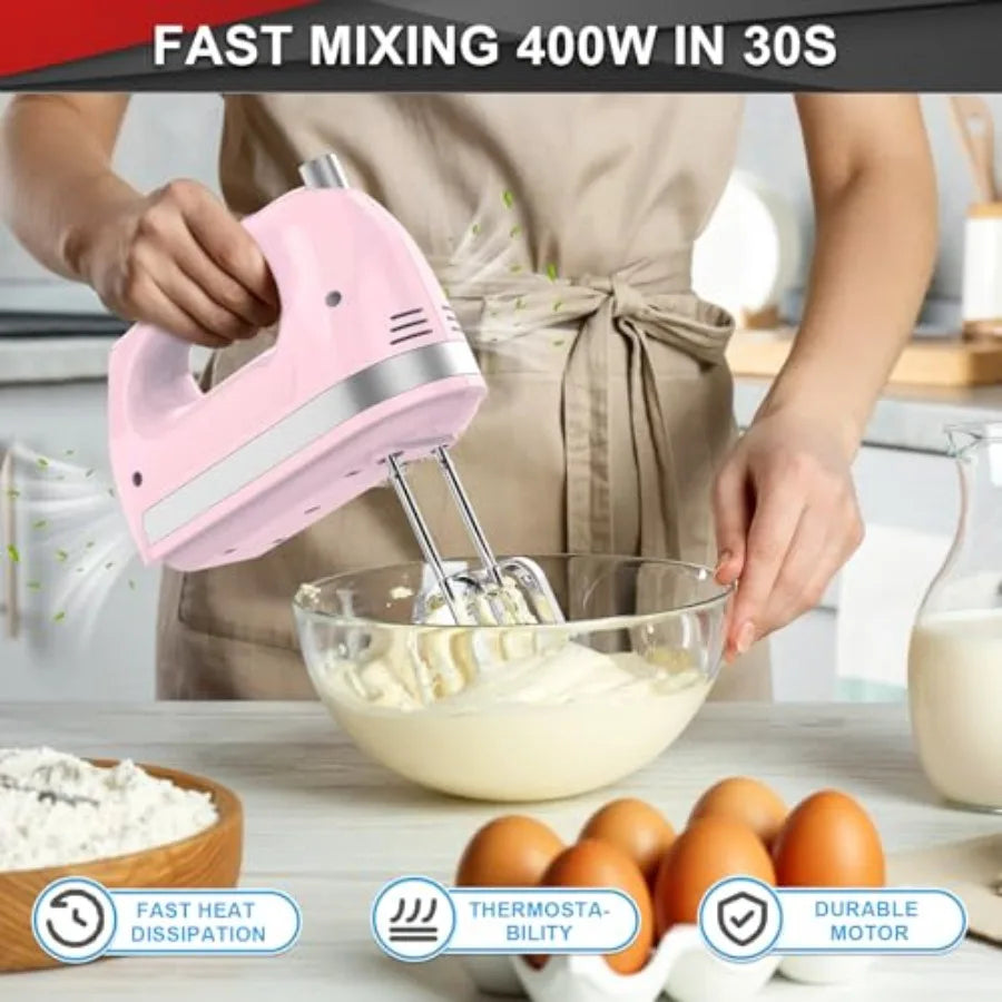 Mixer Electric Handheld 400W 5-Speed