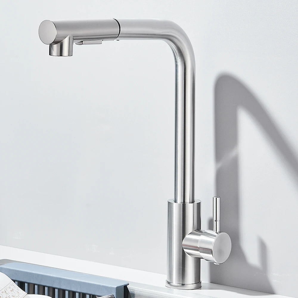 Black Pull Out Two Model Stream Sprayer