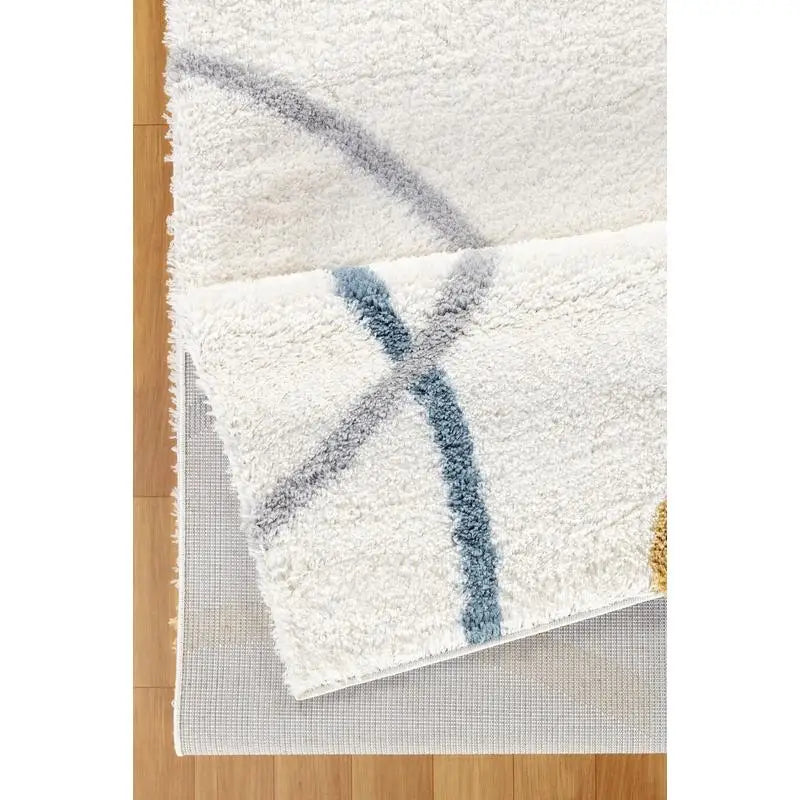 7'10"x9'10" Shag Ivory Soft Cozy