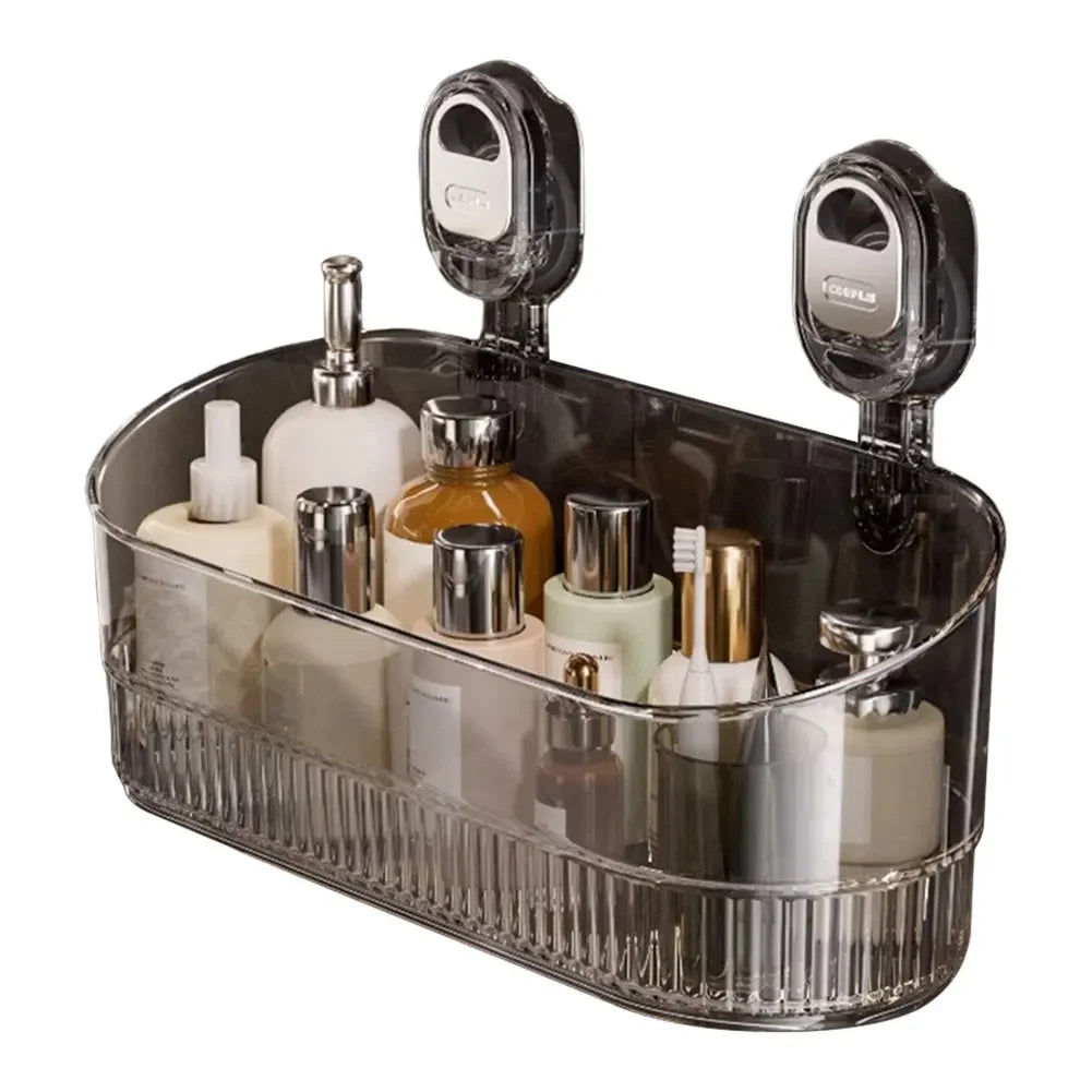No Drill Bathroom Suction Storage Box