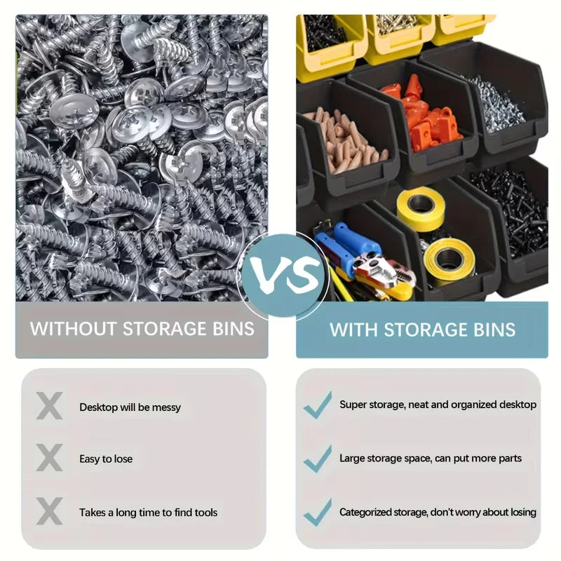30pcs Heavy-Duty Wall Mounted Storage