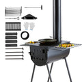 Wood Stove Steel Camping/Tent/Portable/Chimney
