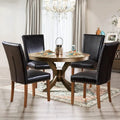 4 Parsons Upholstered PU Leather