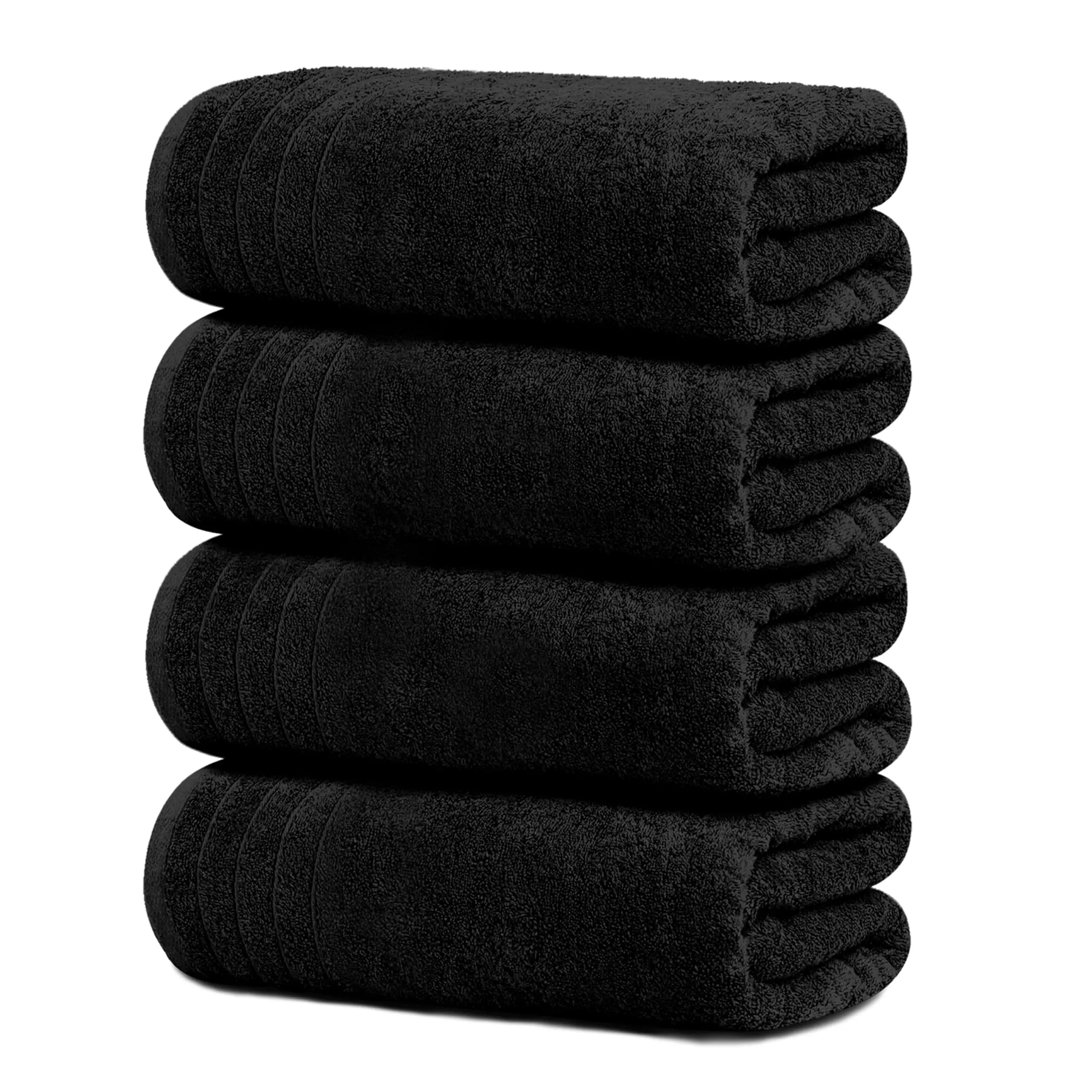 Towels Pack of 4 Extra Large Bath Towels 30 x 60