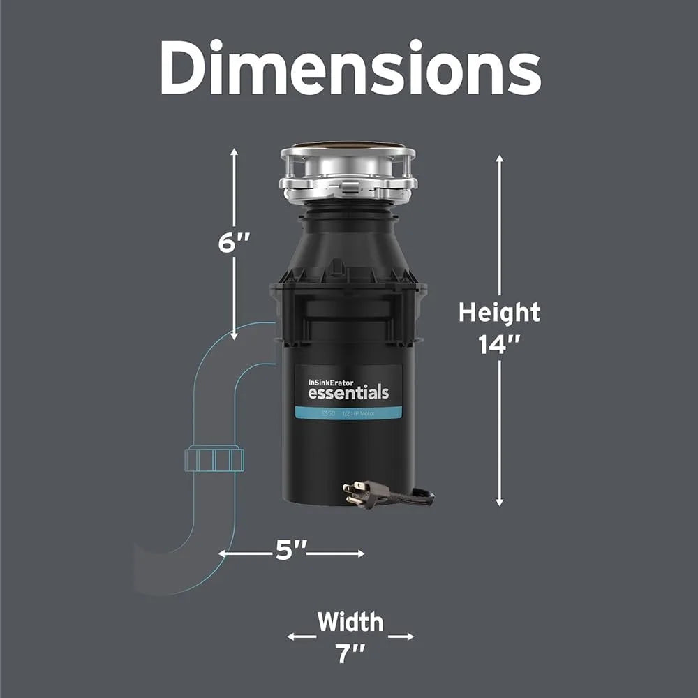 1/2 HP Continuous Feed Disposal Cord