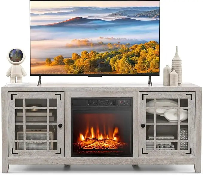 Electric Fireplace 18 Center, Remote/Thermostat