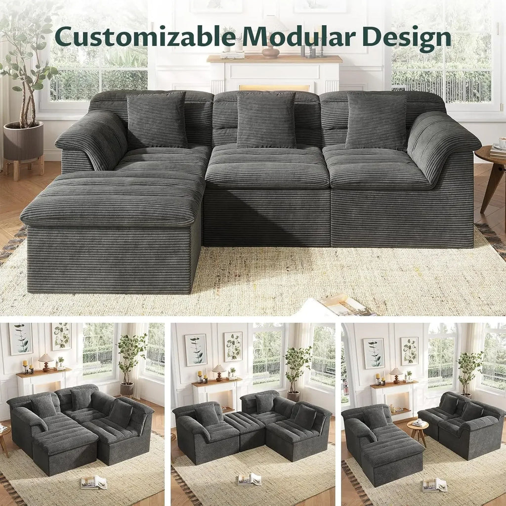 112" Modular Cloud Sectional