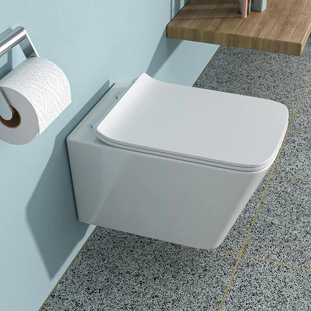 Wall Hung Toilet Bowl White Ceramic