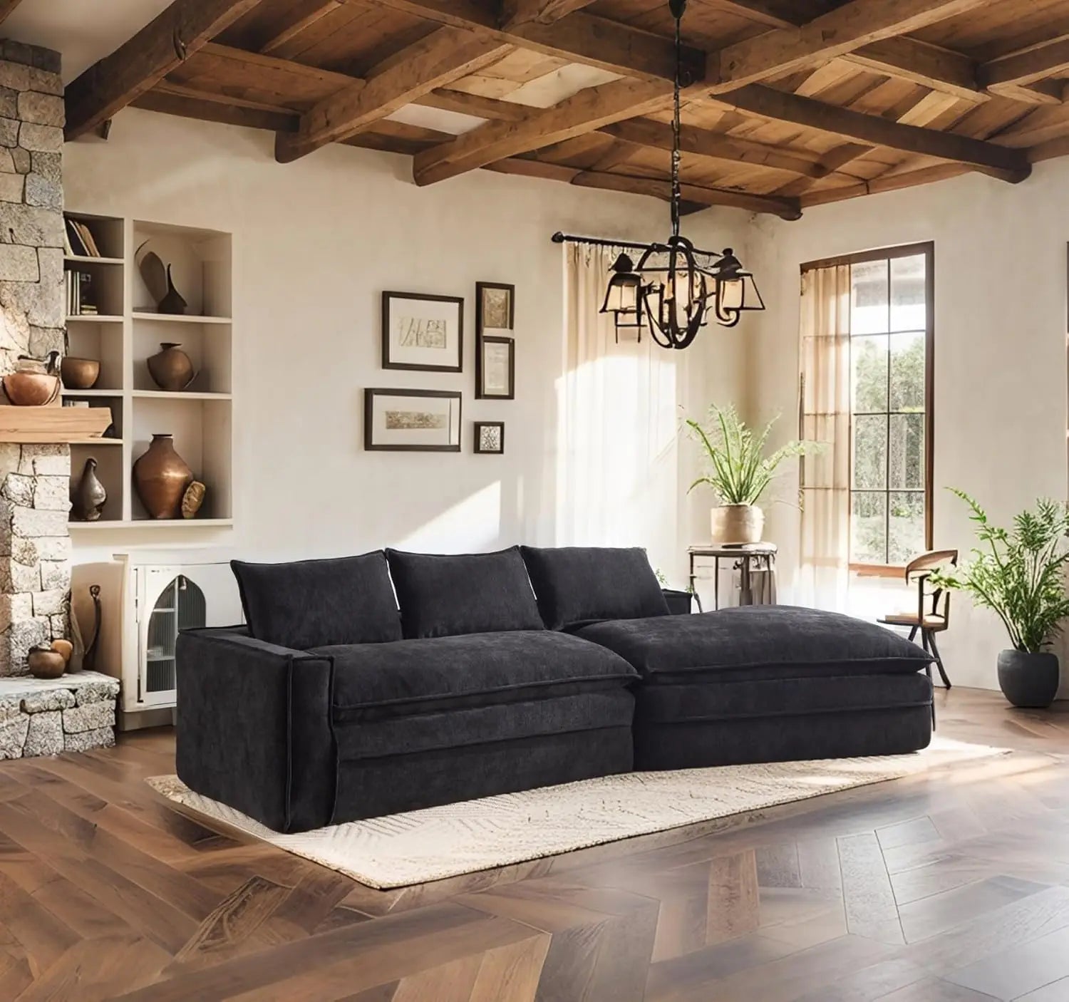 Oversized Deep Seat Cloud Couch