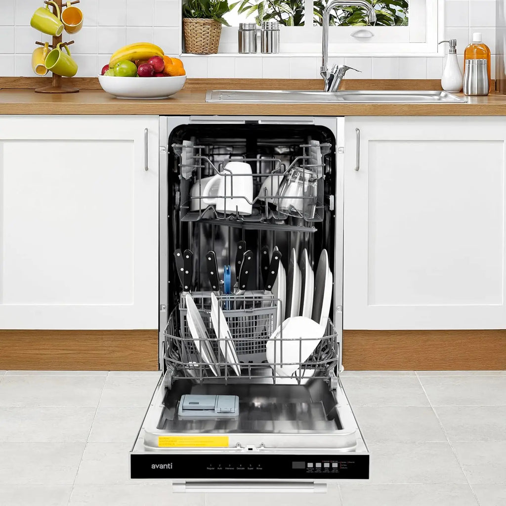 Dishwasher with LED Control, 3 Wash Modes