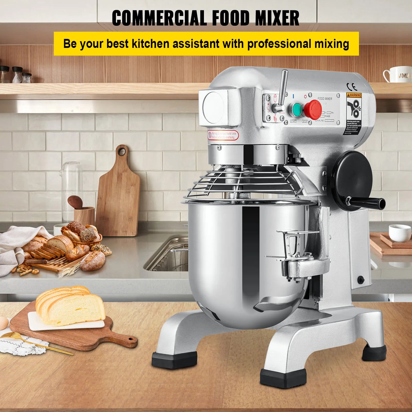 10- 30L Electric Dough Machine Stainless Commercial