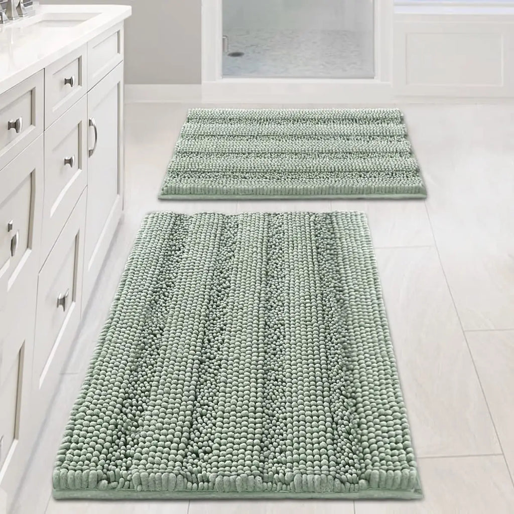 Bathroom Rug Set of 2 Chenille