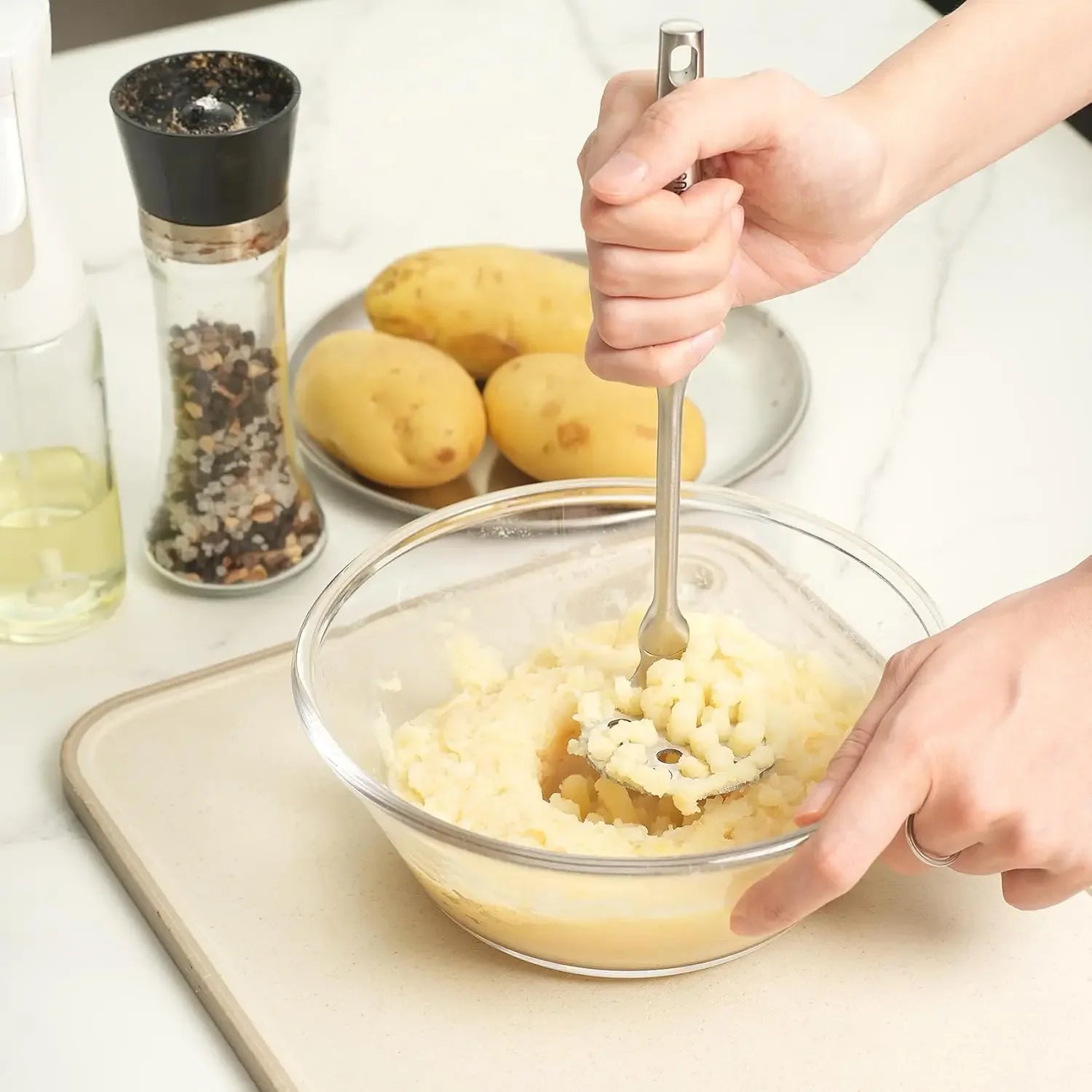 Small Potato Masher - Stainless
