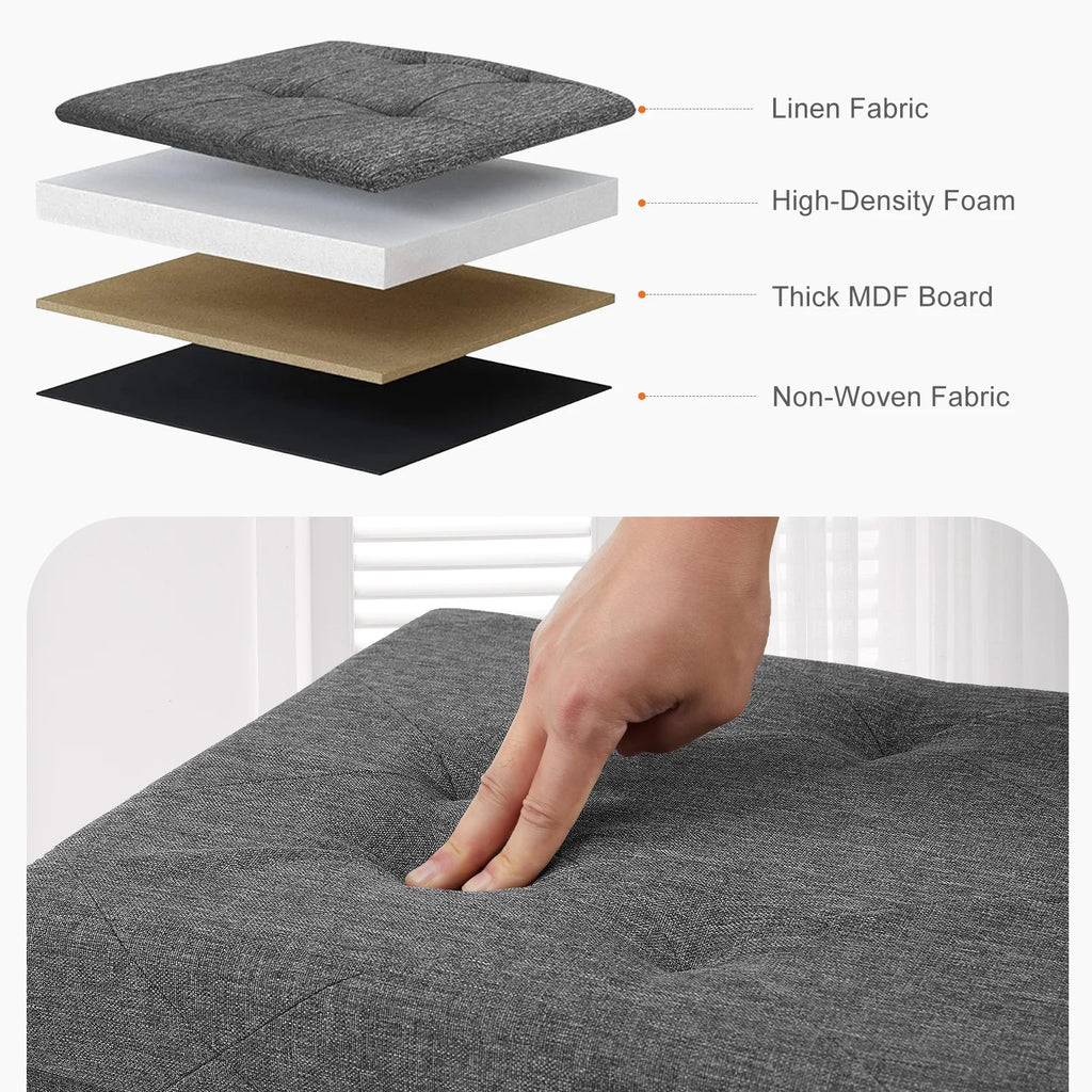 Hidden Storage Footstool or Toy Box