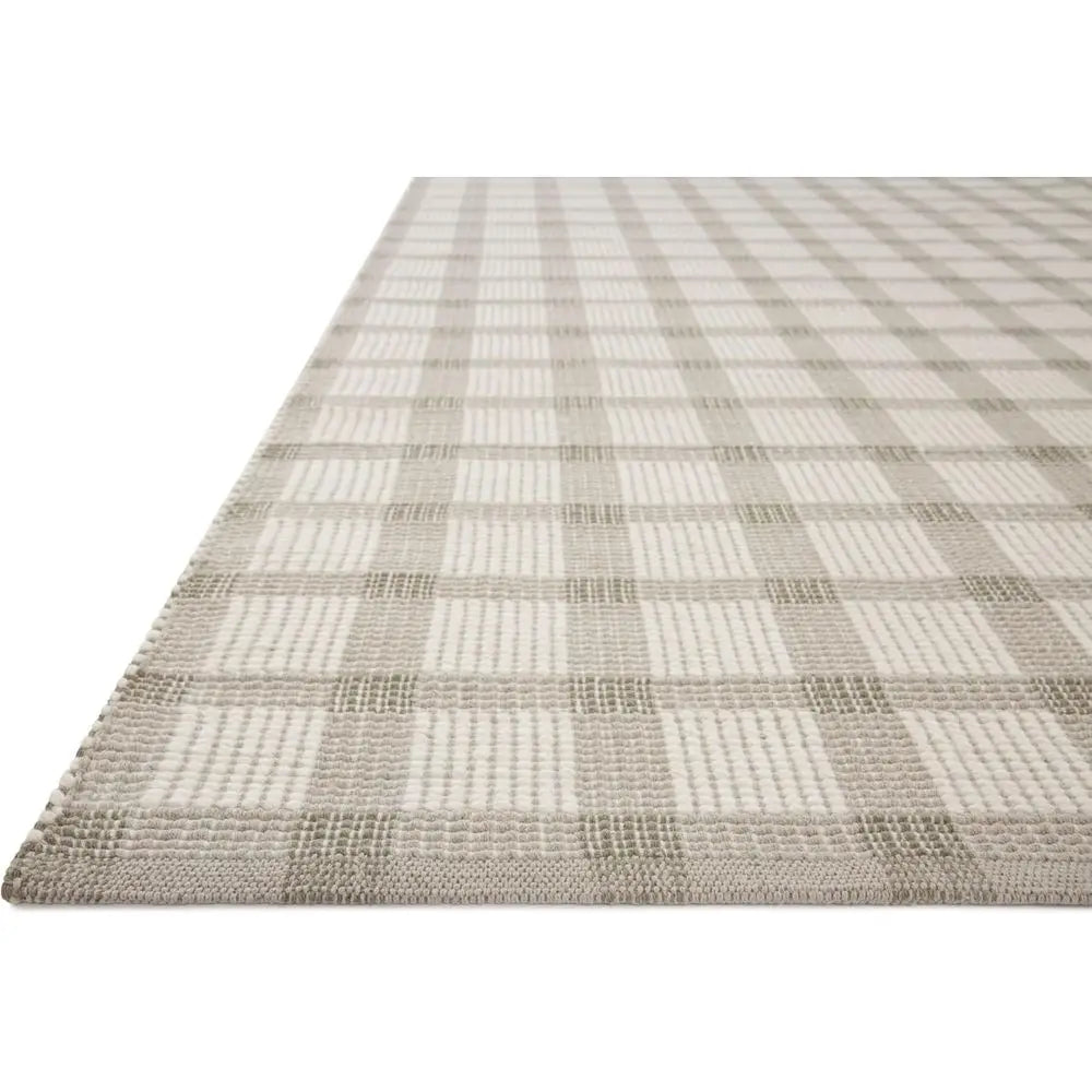 5x7'6' Joanna Gaines stone/Ivory Plaid