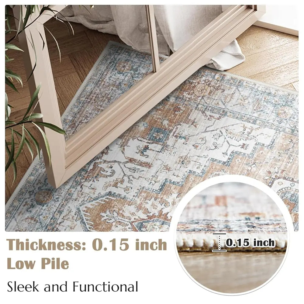 5X7 Area Rugs Bedroom Washable