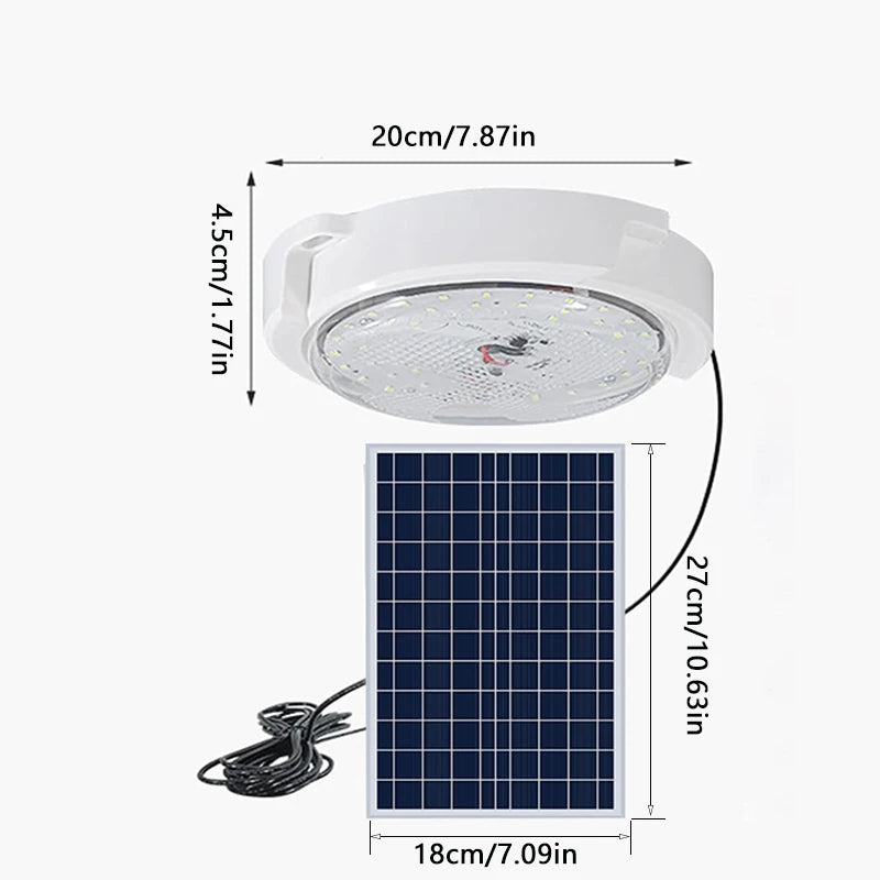 Waterproof Double-headed LED Solar Light