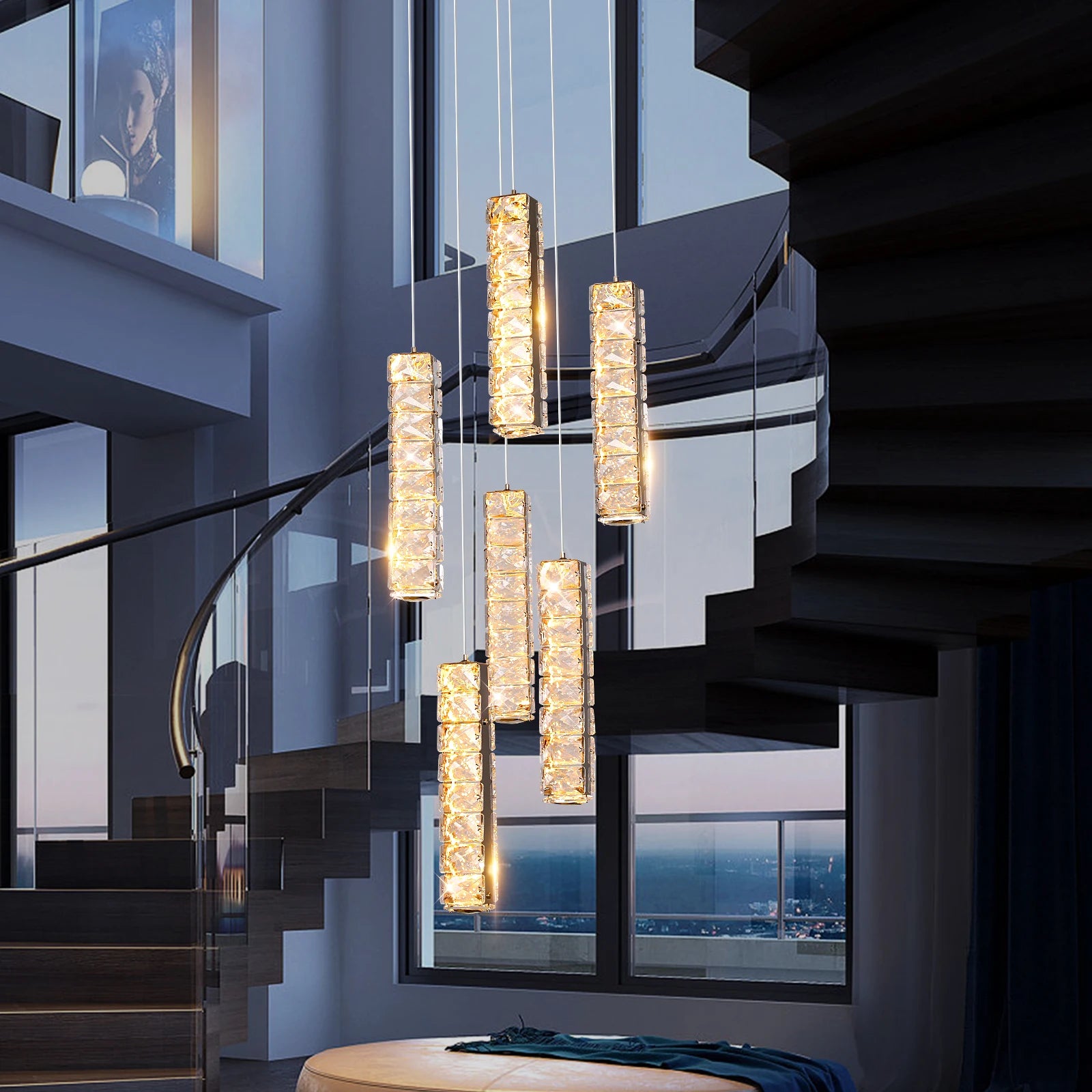 Modern Nordic Crystal Chandelier