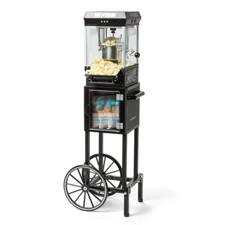 Popcorn Maker Machine Professional Cart 2.5 Oz Kettle