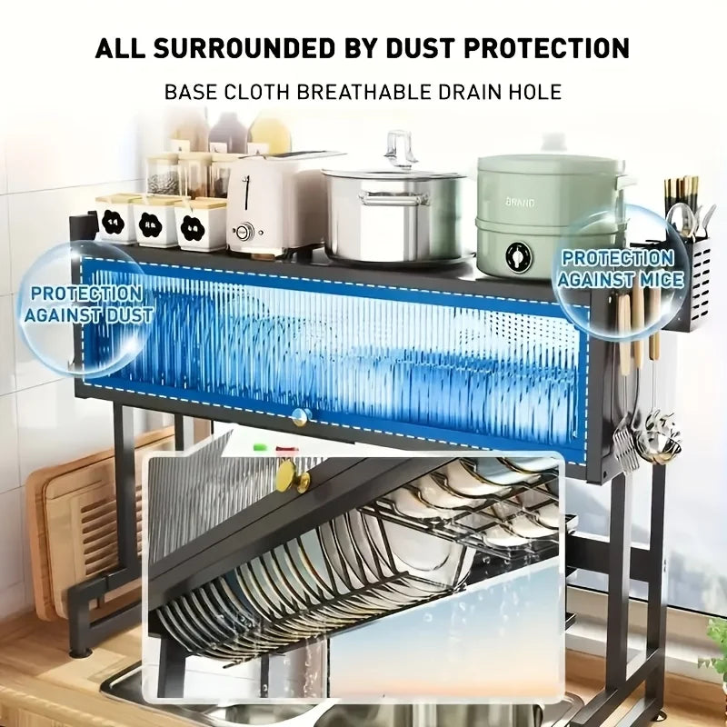 Multi-Tier Drainage Dish Rack