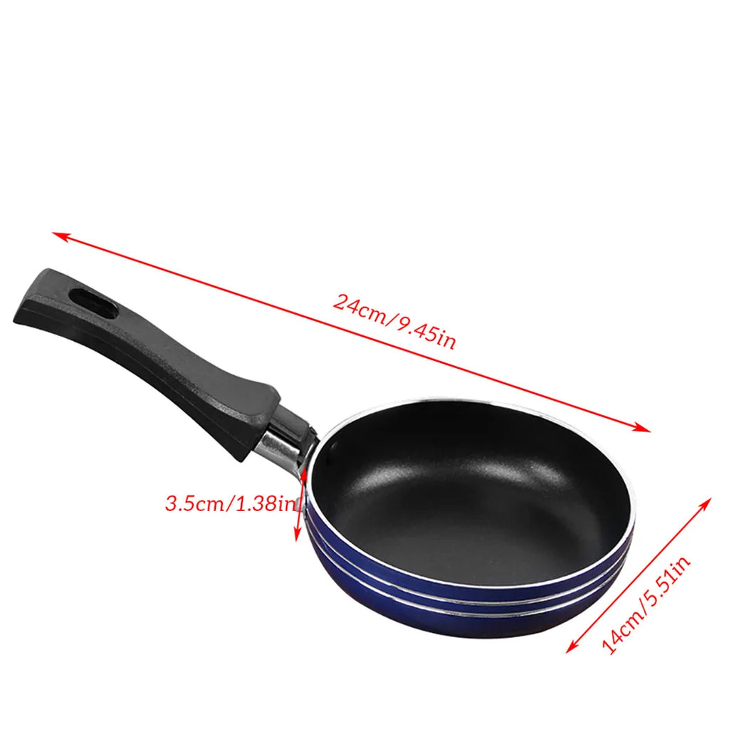 12cm/14cm/16/18cm Mini Frying Pan Non-Stick Steel
