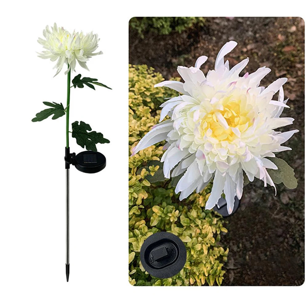 Solar Power LED Flower Lamp