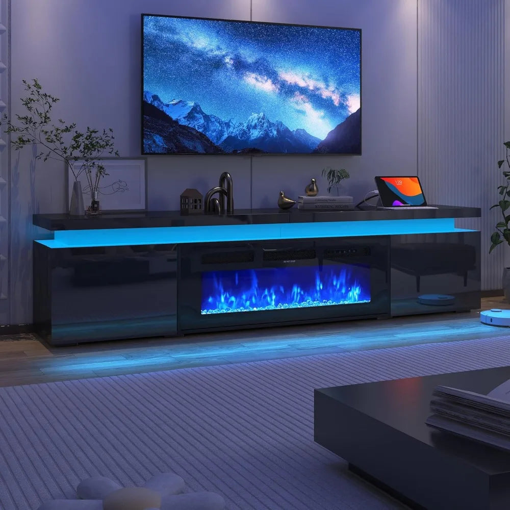 LED 40" Fireplace w/up-to 80" TV stand