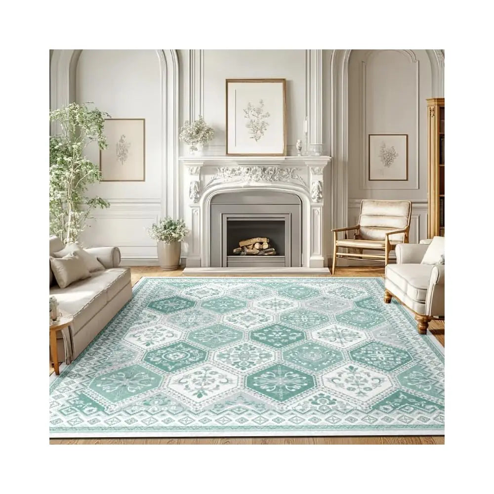 8x10 Moroccan Trellis Washable