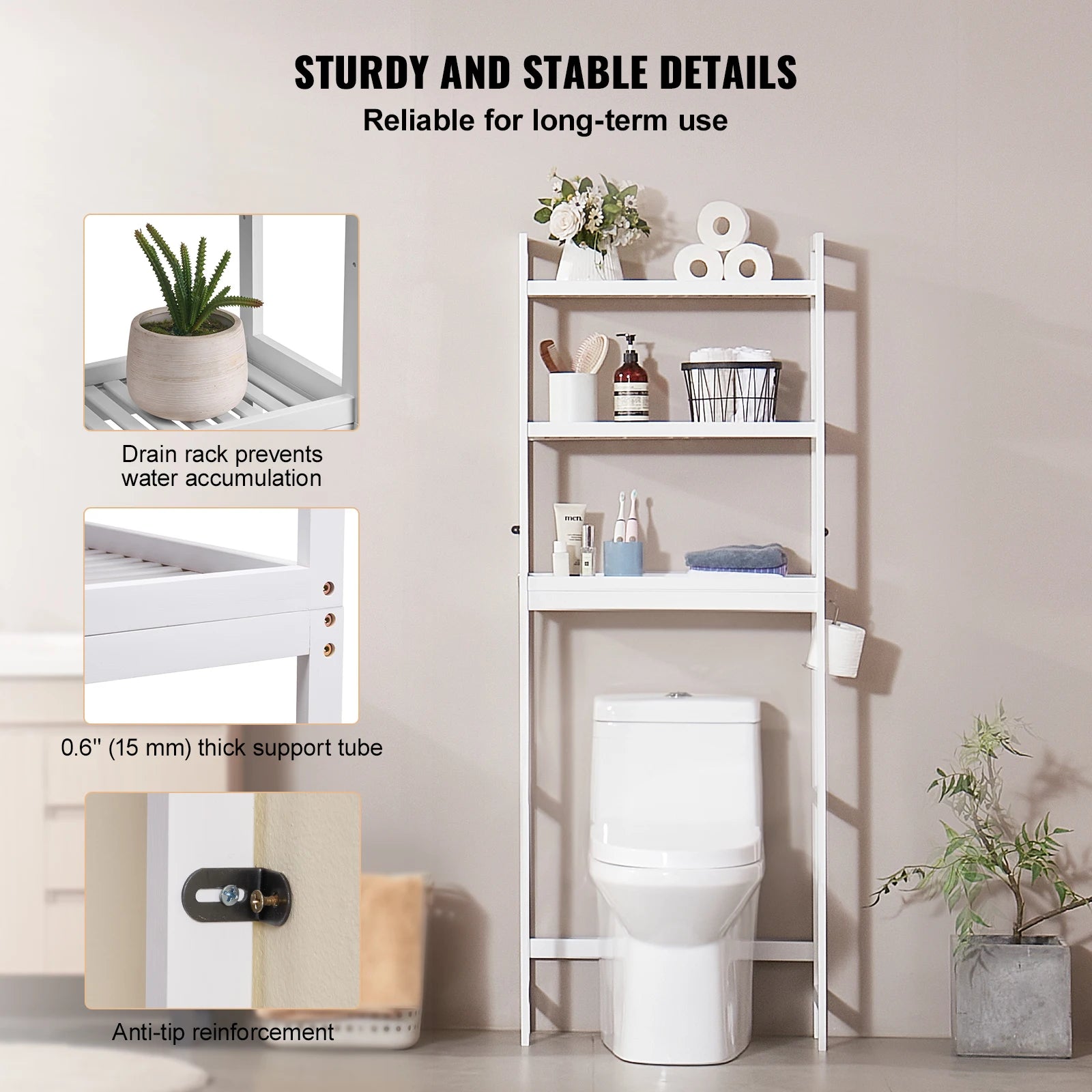 Over the Toilet Storage