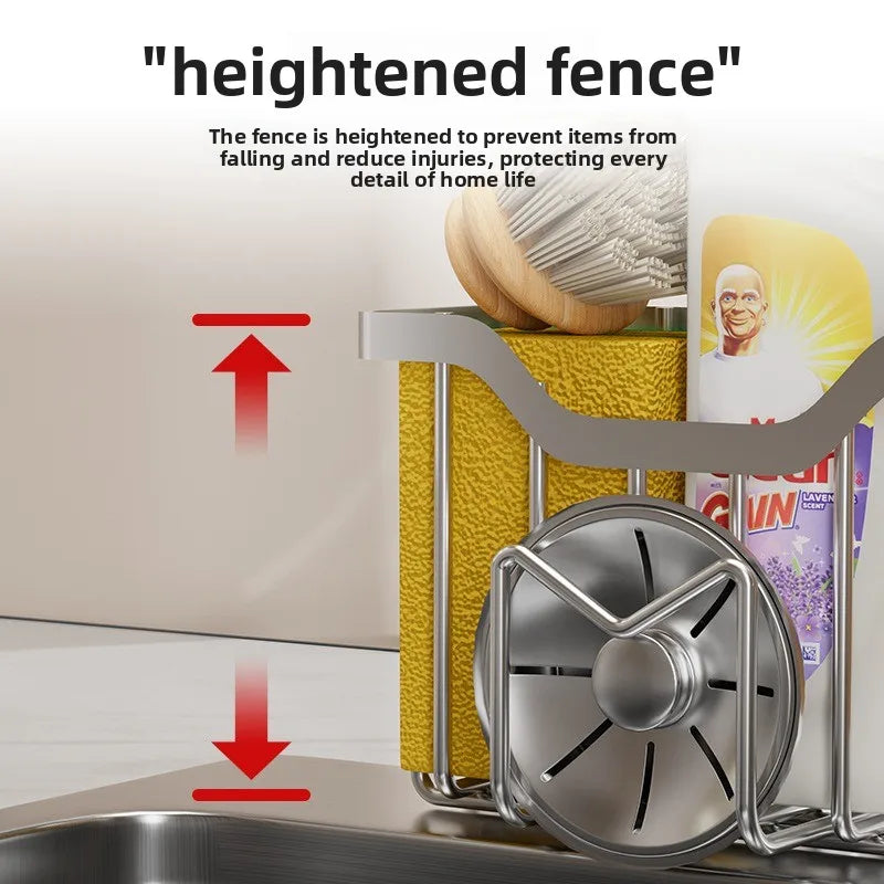Multifunctional Sink Organizer Stainless