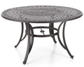 Round Cast Aluminum Outdoor Bronze