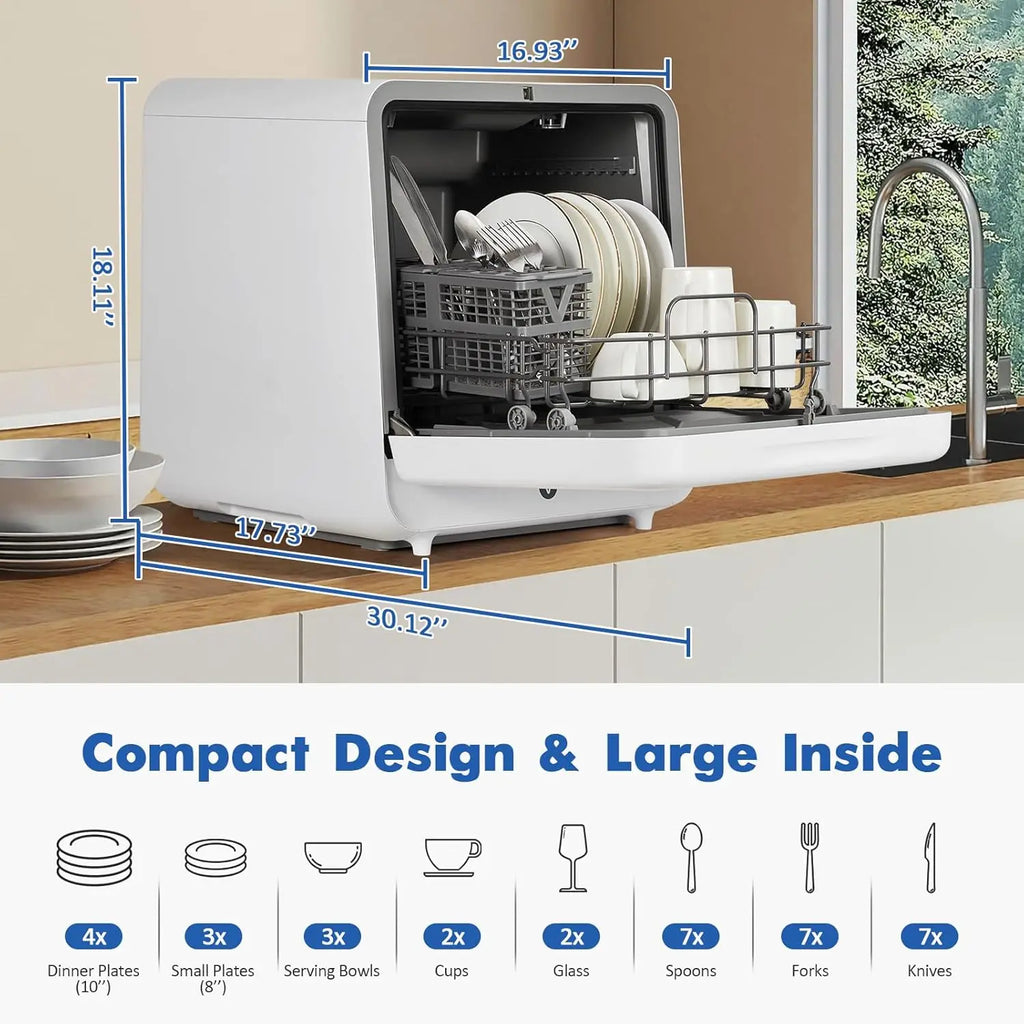 Portable Dishwasher Compact Countertop