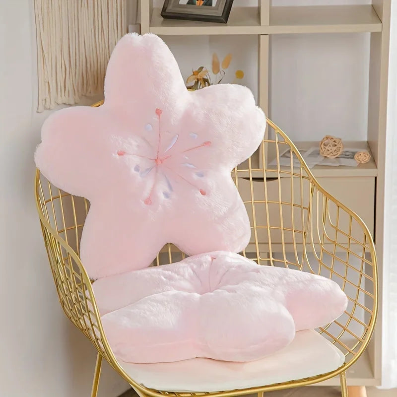 Super Soft Cherry Blossom Flower Pillow