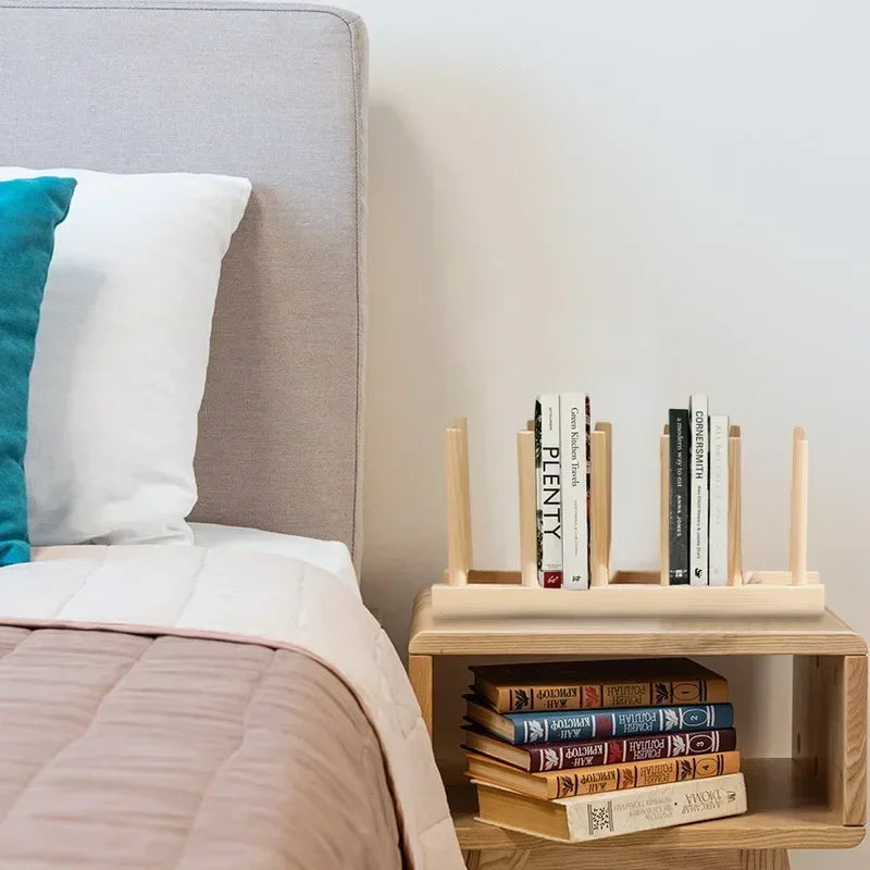 Wooden Dish Drainer Rack Plate Stand
