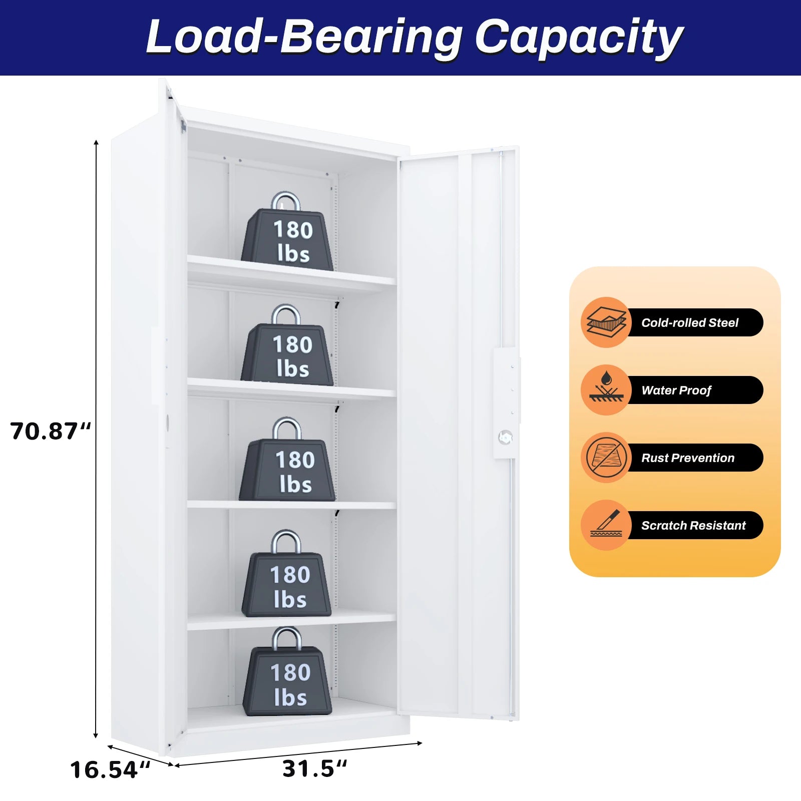 Metal File Cabinet for Garage Storage